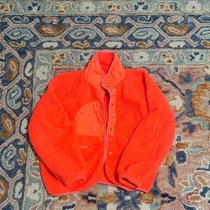 Orange Hit the Slopes Free People Jacket